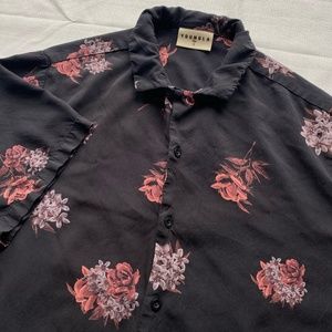 YoungLA 445 Cabo Vibez Floral Button Down Shirt